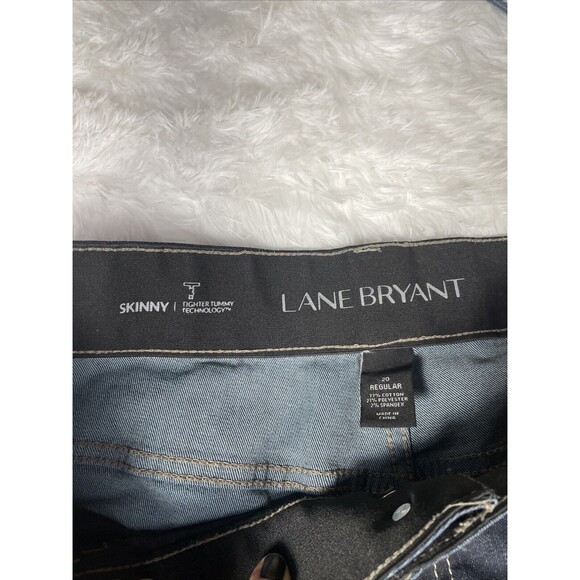 Lane Bryant Jeans Women’s SZ‎ 20 42"x30" Skinny  Stretch Tighter Tummy Tech - Picture 3 of 9